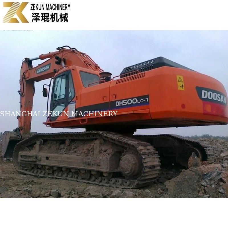 Использованный экскаватор Doosan 500 2018 года DH500 DH500LC-7 Рабочая масса 46 тонн для тяжелой экскавации