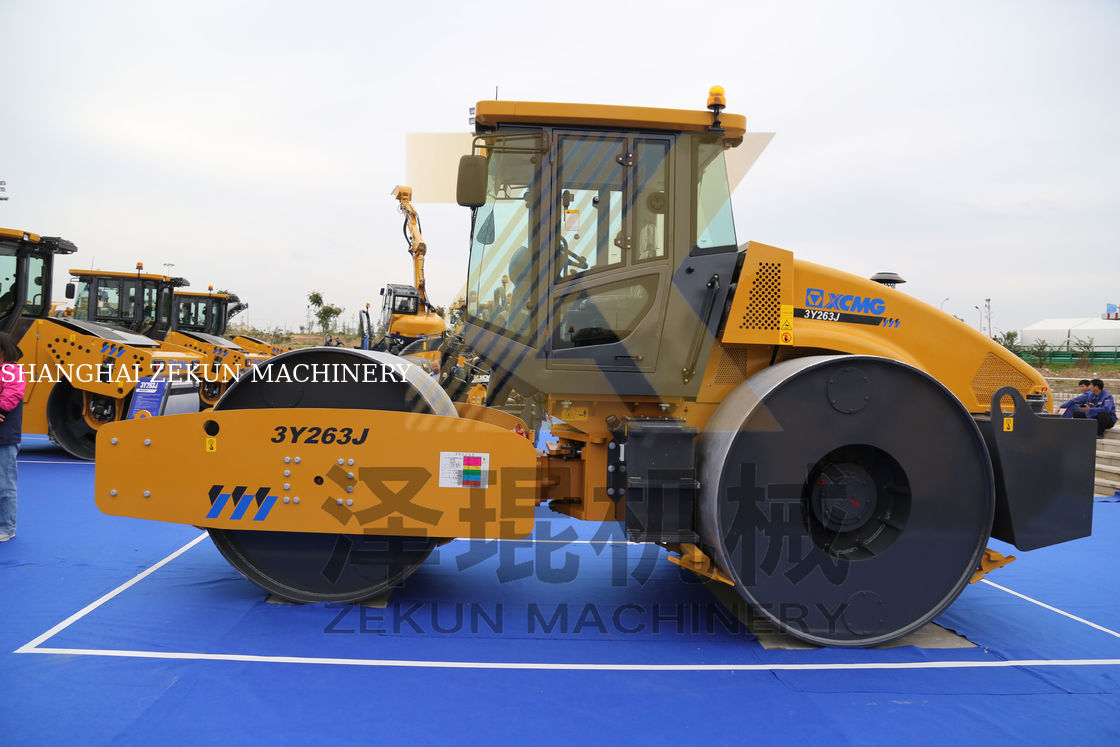 23тонна XCMG 3Y263J статический трёх барабанный ролик Китай III стадия оборудования