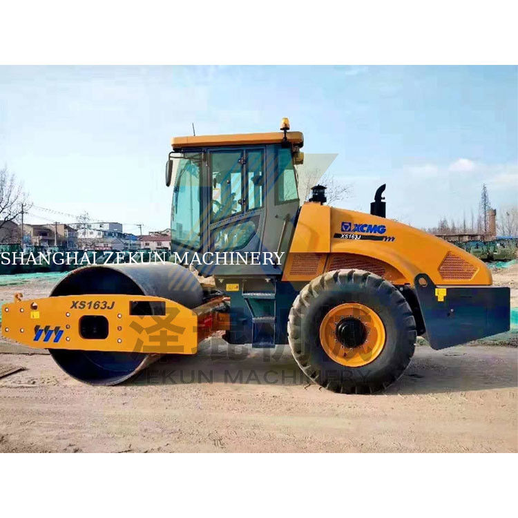 16-тонный XCMG XS163J однобарабанный вибрационный ролик China Stage II