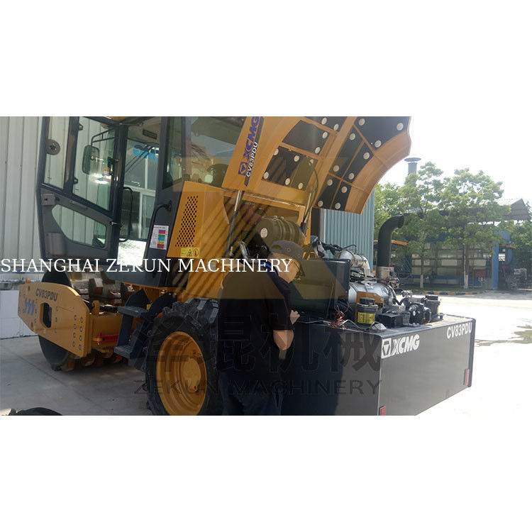 8тонная машина XCMG CV83U с гидравлическим барабанным роликом EU Stage T4F