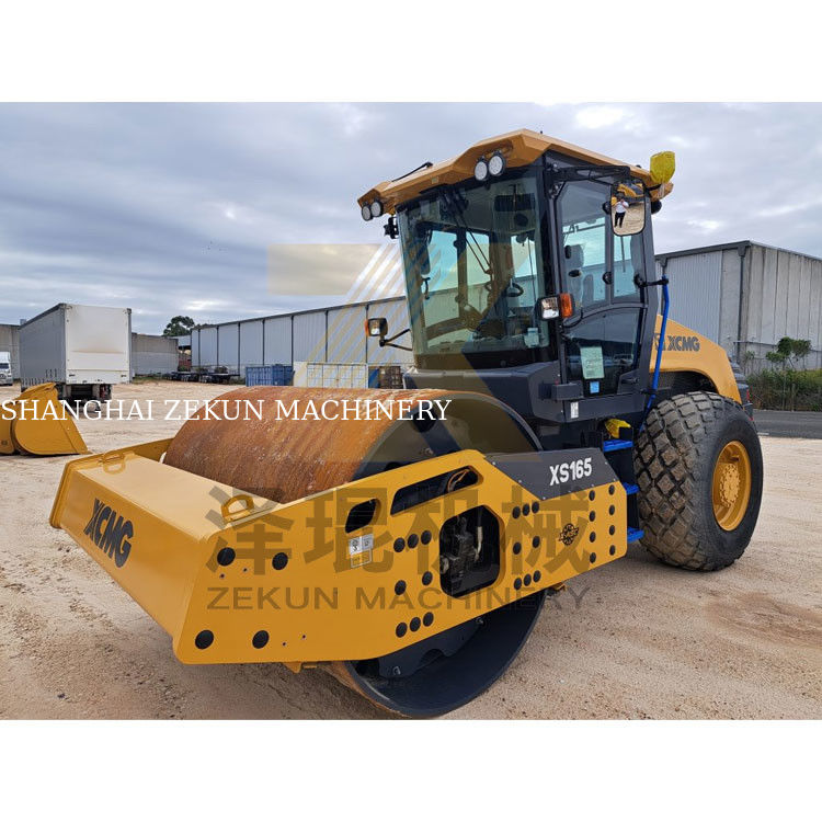 16тонна XCMG XS165 полный гидравлический однобарабанный ролик EU Stage V