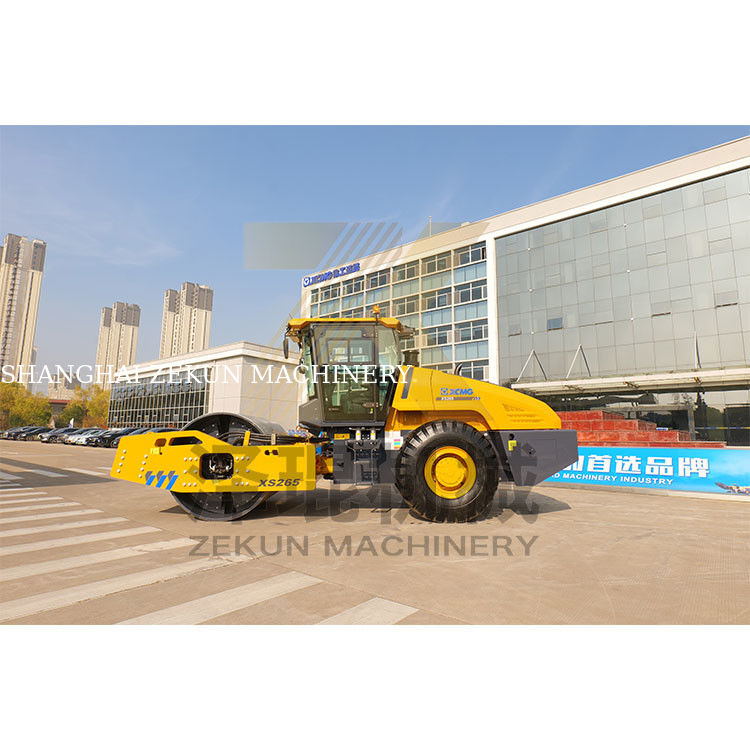 26T XCMG XS265 Гидравлический одиночный барабанный ролик.