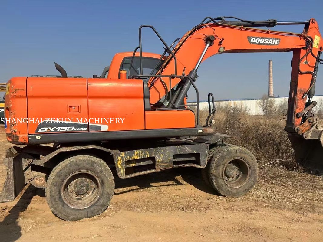 Doosan DX150W-9C экскаватор 15-тонный Тип колеса для продажи
