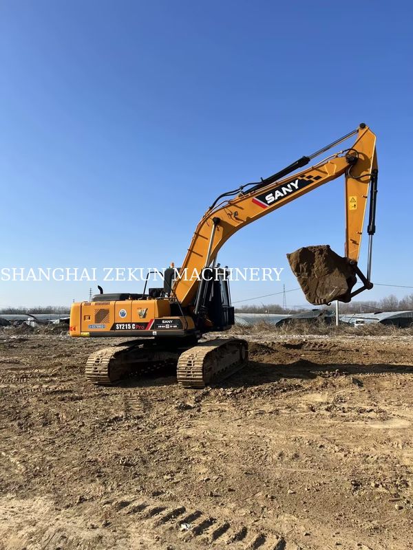 2019 Sany SY215C экскаватор 21 тонны Низкие часы Топ-выбор для строительного бизнеса
