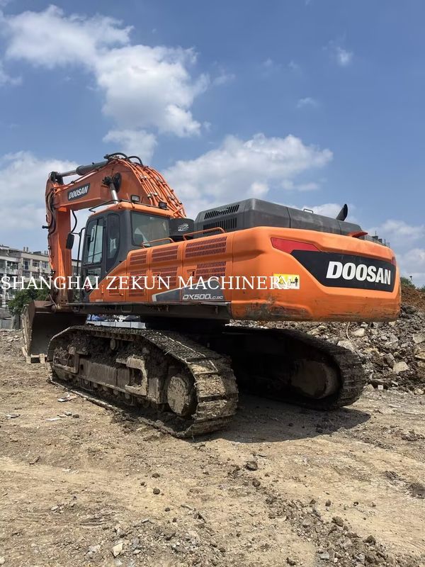 Использованный экскаватор Doosan DX500LC-9C, 800 об/мин, мощность и максимальная высота копания 11